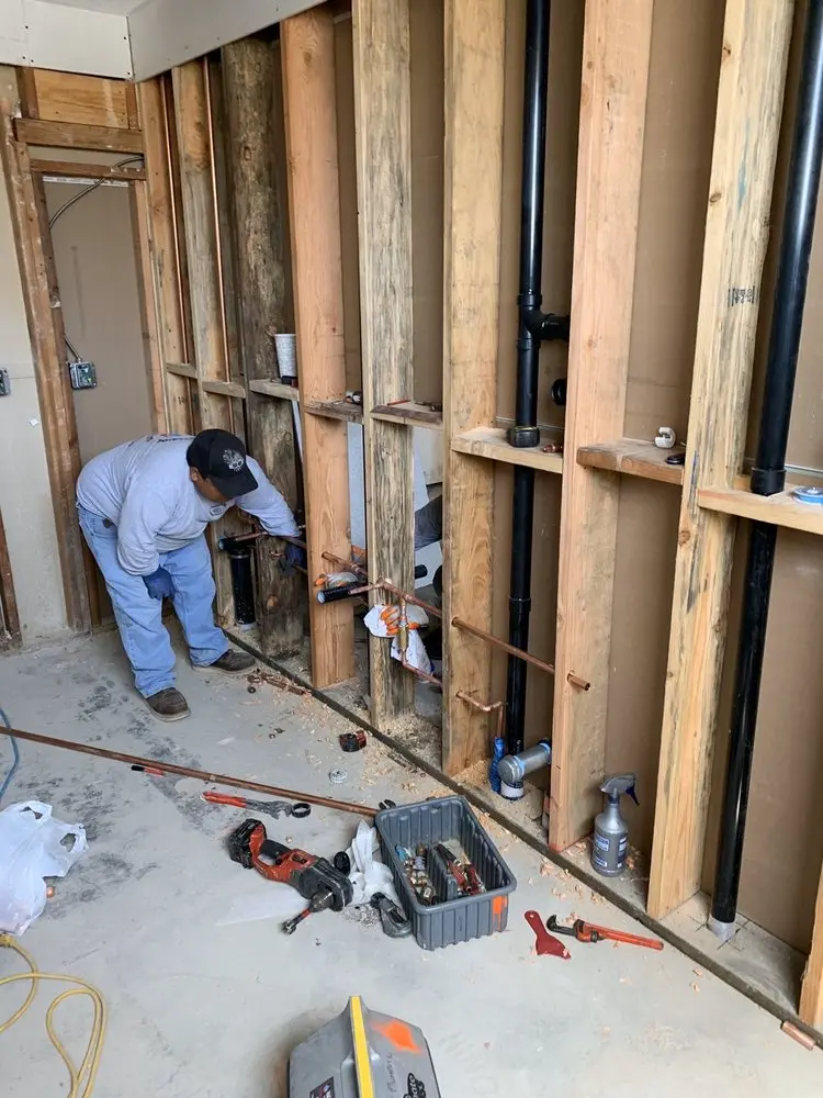 Commercial rough-in plumbing for Gas Line Repair in Rib Mountain
